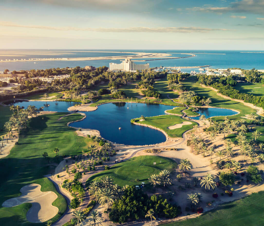 Aerial View Of Golf Resort