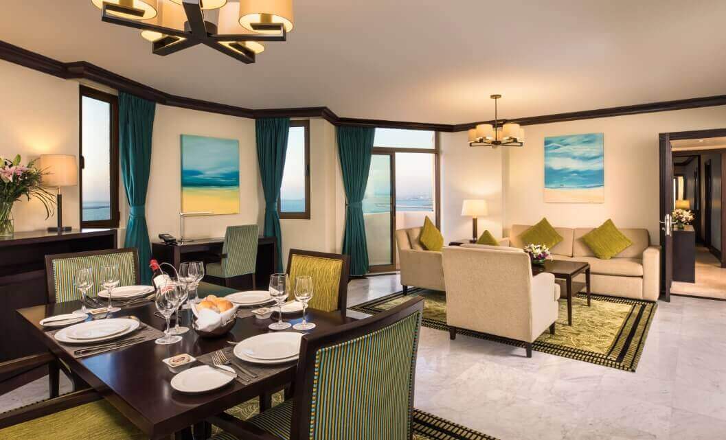 Premium Family Suite Living And Dining Area