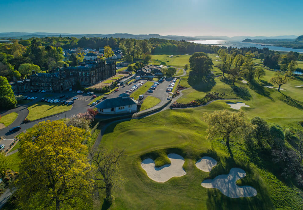 hotel and course sunset 1.JPG