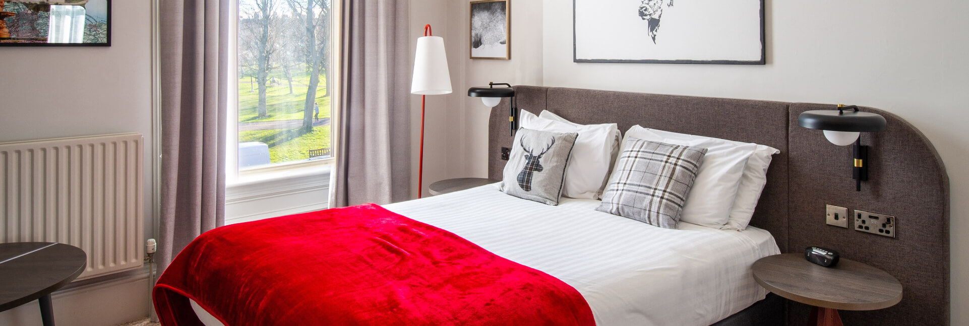 Interior of a guest room at JA The Bruntsfield