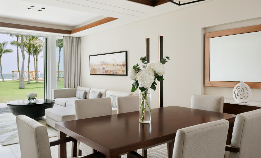 JA Palm Tree Court_Beachfront Residence One Bedroom Suite_dining.JPG