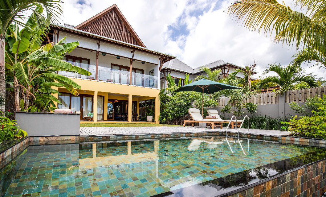 EWV Villa & Pool from Perched Beach 1.JPG