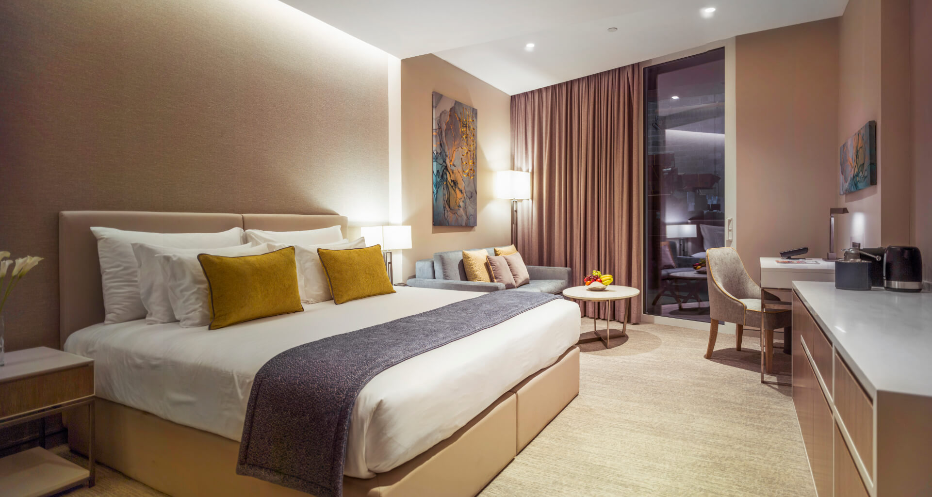New Dubai Guestroom at Night