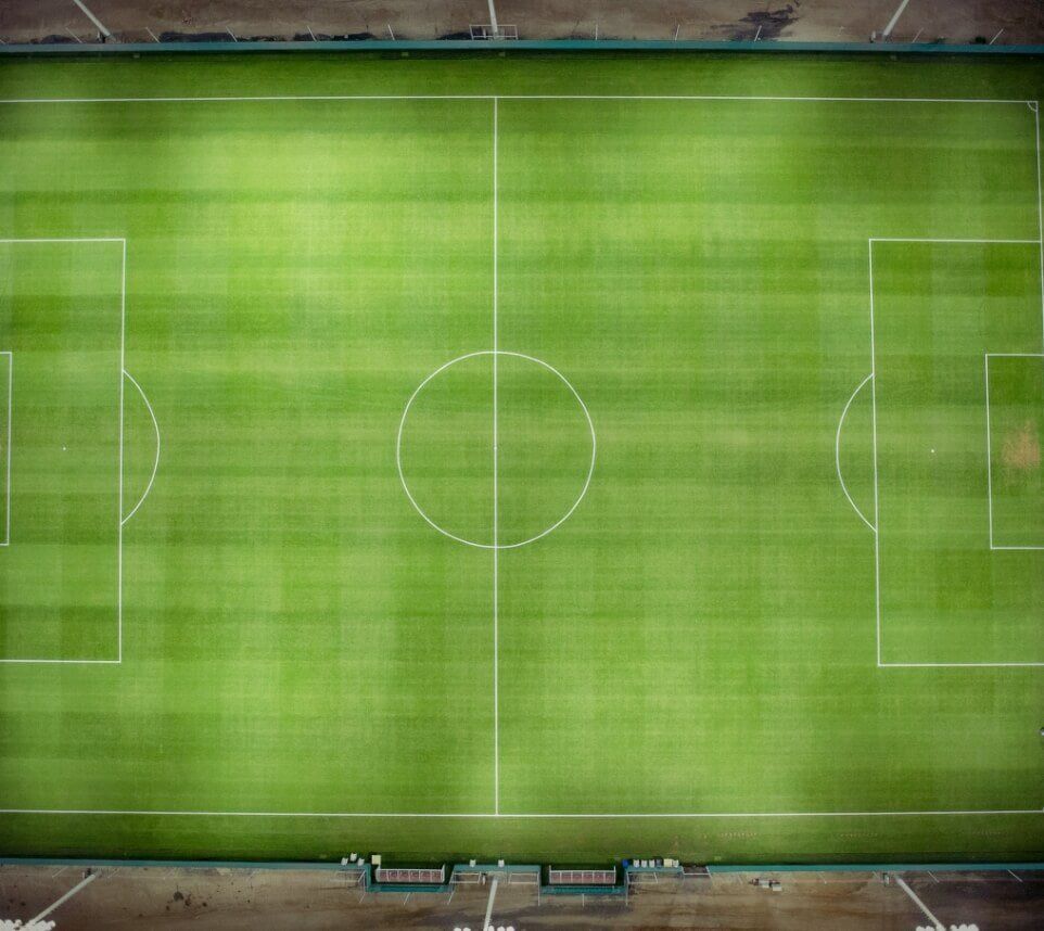 Aerial View Of Soccer Field