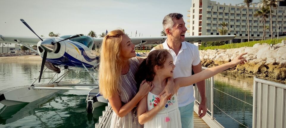 Family At Seaplane