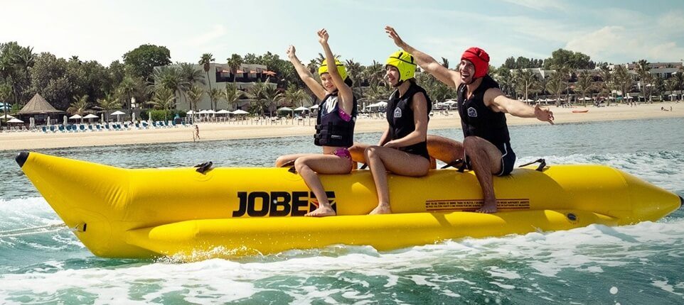 People On Banana Boat