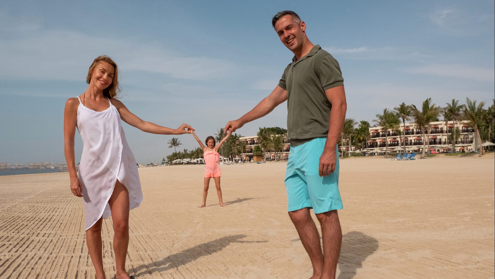 Family On Beach