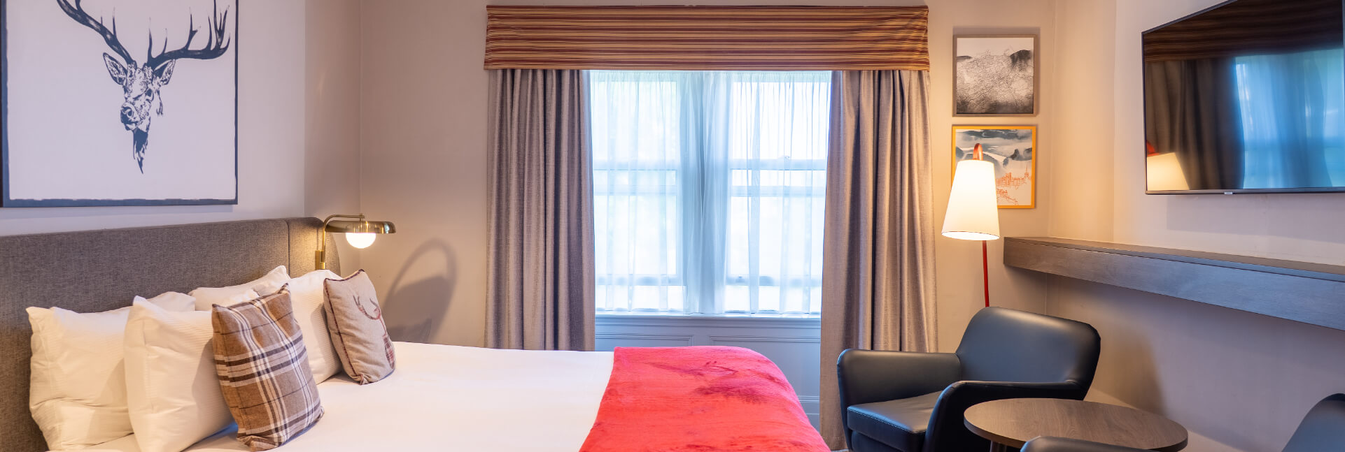 Interior of a guest room at JA The Bruntsfield